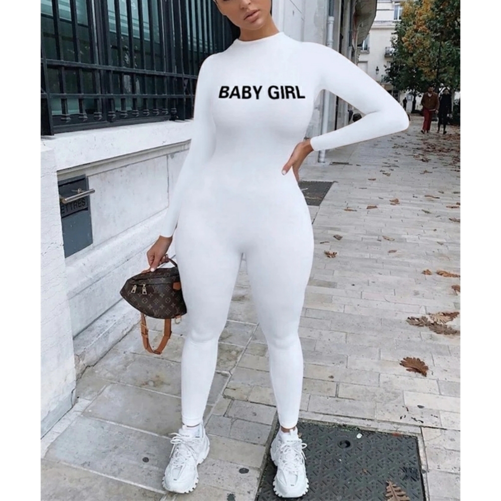 💋 GRAPHIC PRINT ONESIE JUMPSUIT!